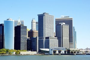 An aerial view of Staten Island.